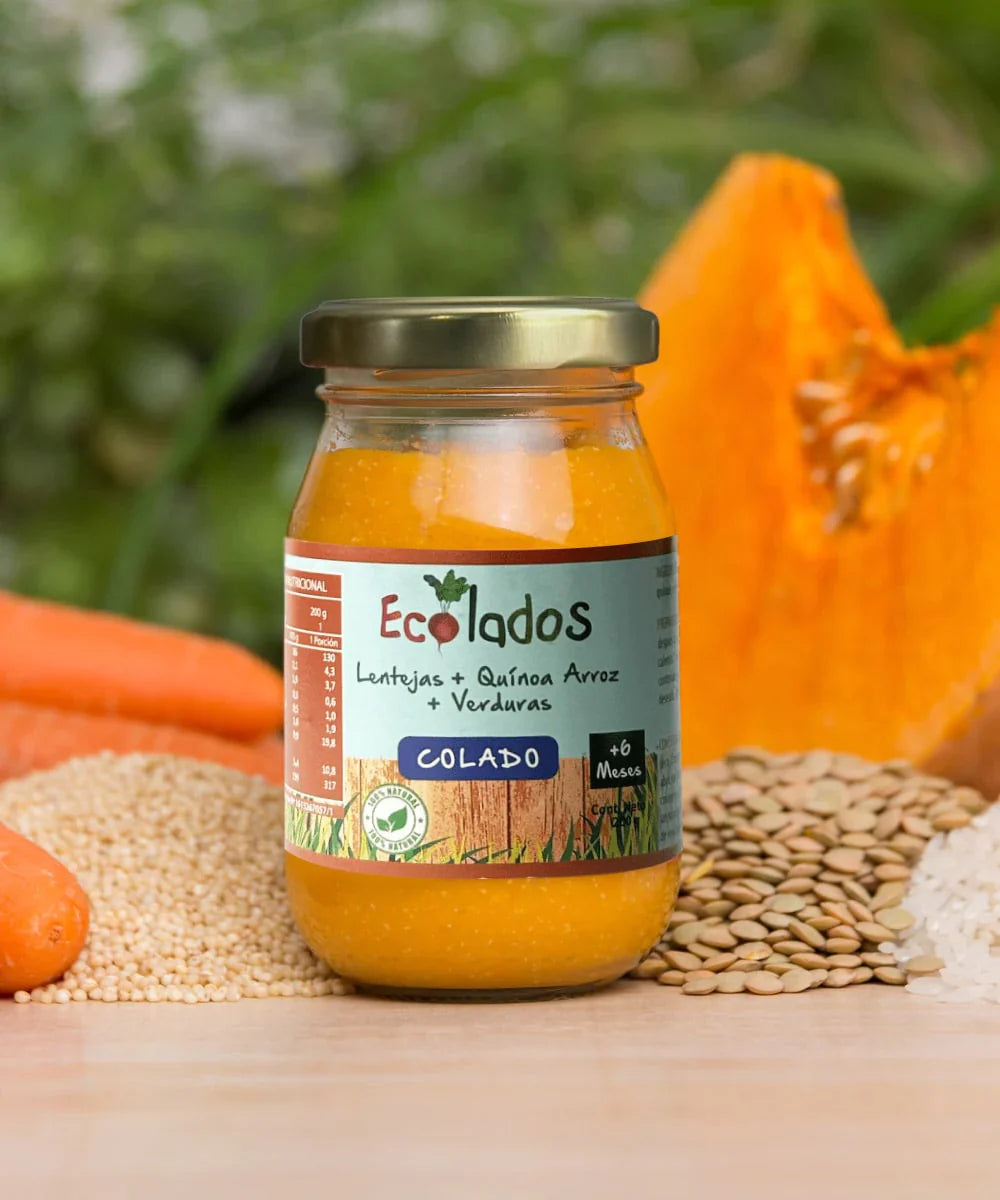 Colado de Lentejas, Quínoa, Arroz y Verduras