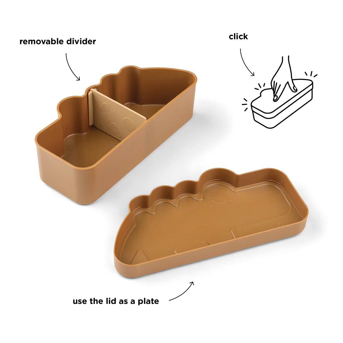 Caja para almuerzo - Croco - Mostaza