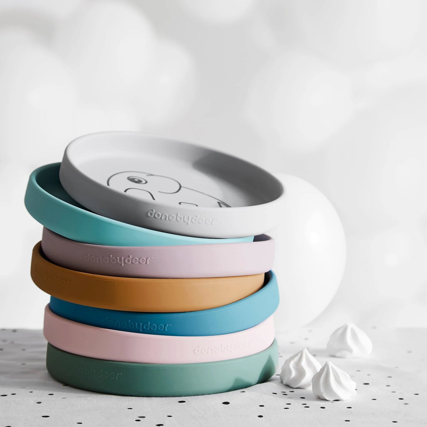 Plato de Silicona Zebee rosa